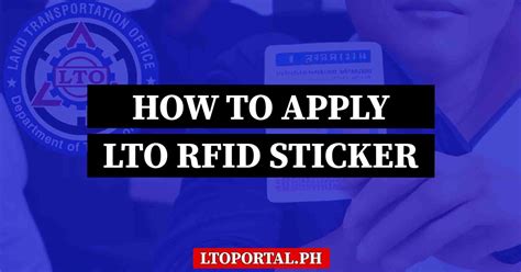 lto rfid sticker violation|rfid sticker for lto.